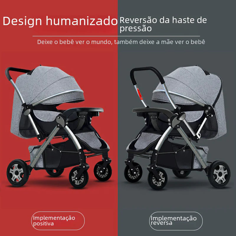 VioGlide™ – Ultraleichter 2-in-1 Buggy & Kinderwagen mit Ein-Klick-Faltsystem