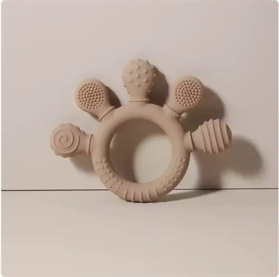 VioTeeth™ – Ergonomische Silikon-Beißhilfe für Babys (BPA-frei)