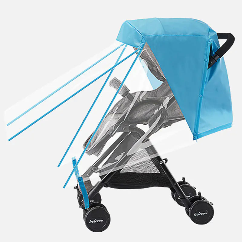 VioShield™ – Universal-Regenschutz für Kinderwagen (Wind- & Wetterschutz)