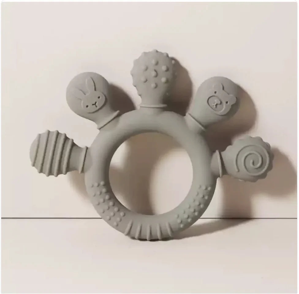 VioTeeth™ – Ergonomische Silikon-Beißhilfe für Babys (BPA-frei)