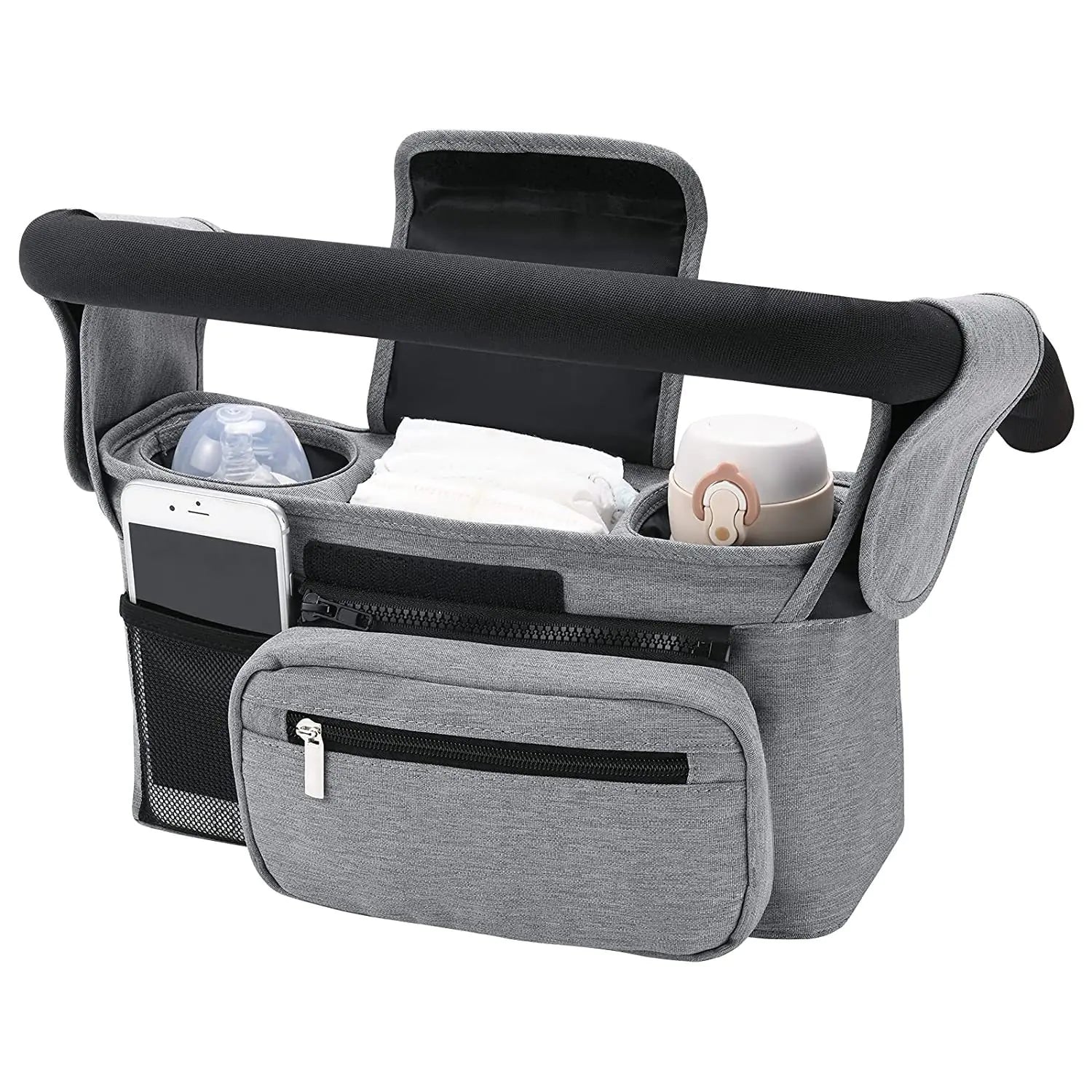 VioOrganizer™ – Universelle Kinderwagen-Tasche & Organizer (Viel Stauraum)