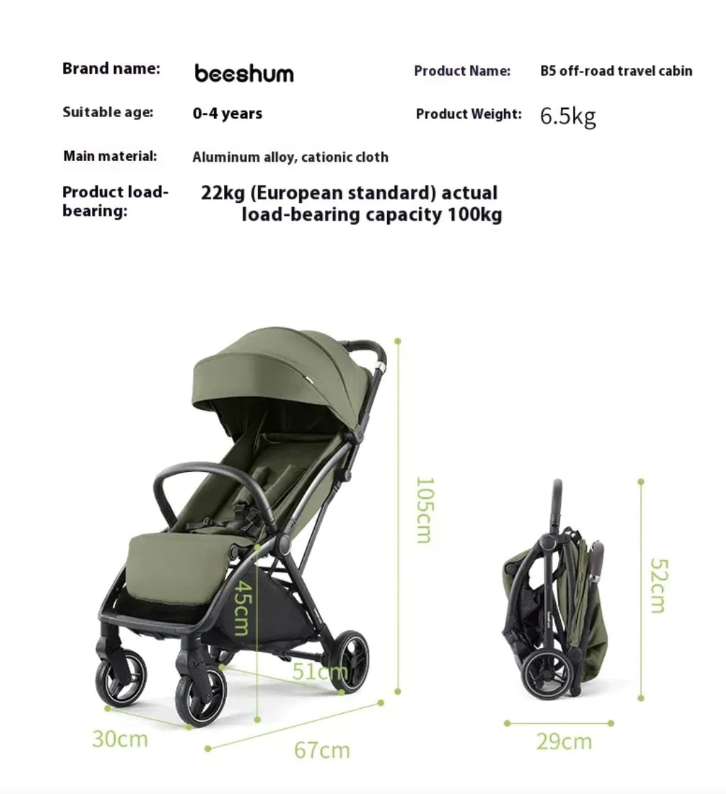 VioGlide Pro™ – Premium Leichtgewicht-Reisebuggy (Kompakt &