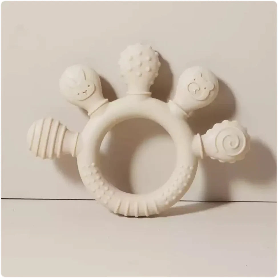 VioTeeth™ – Ergonomische Silikon-Beißhilfe für Babys (BPA-frei)
