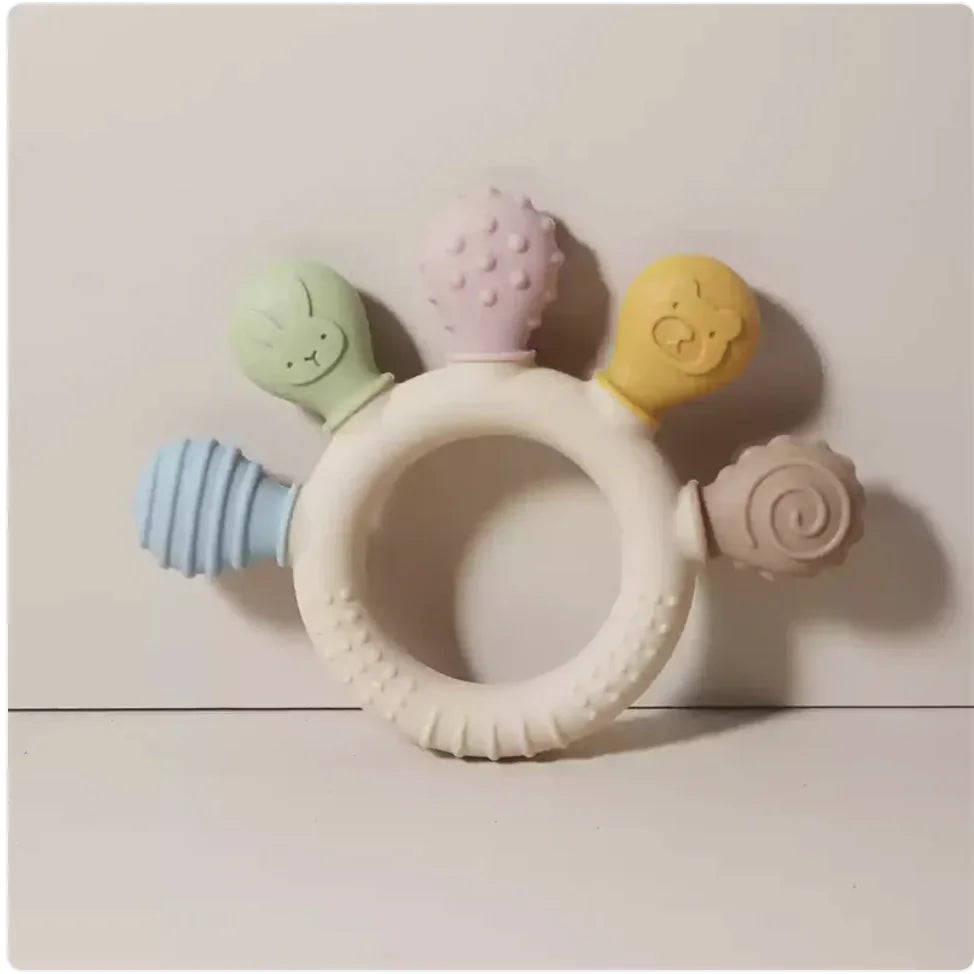 VioTeeth™ – Ergonomische Silikon-Beißhilfe für Babys (BPA-frei)