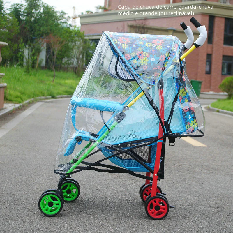 VioShield™ – Universal-Regenschutz für Kinderwagen (Wind- & Wetterschutz)