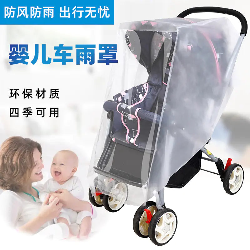 VioShield™ – Universal-Regenschutz für Kinderwagen (Wind- & Wetterschutz)