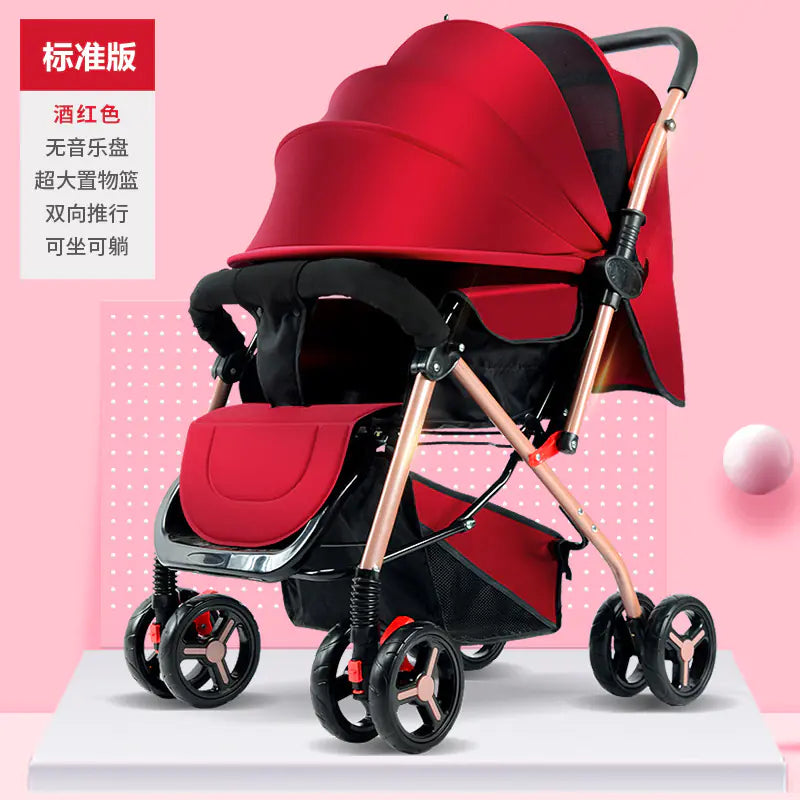 VioGlide™ – Ultraleichter 2-in-1 Buggy & Kinderwagen mit Ein-Klick-Faltsystem