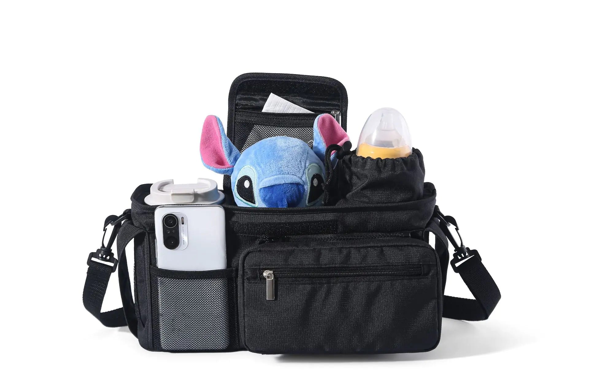 VioOrganizer™ – Universelle Kinderwagen-Tasche & Organizer (Viel Stauraum)