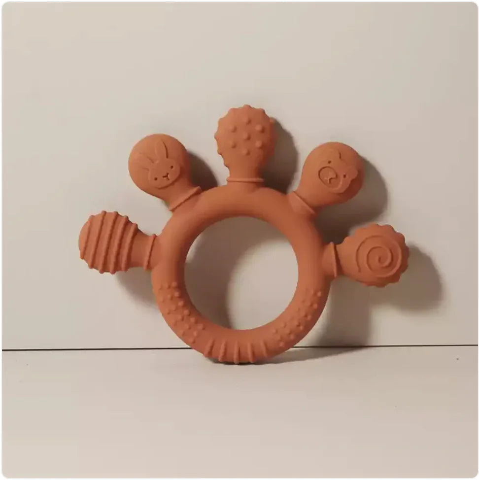 VioTeeth™ – Ergonomische Silikon-Beißhilfe für Babys (BPA-frei)