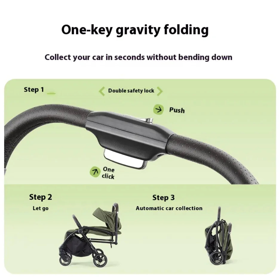 VioGlide Pro™ – Premium Leichtgewicht-Reisebuggy (Kompakt &