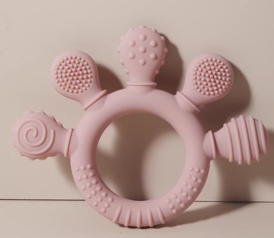 VioTeeth™ – Ergonomische Silikon-Beißhilfe für Babys (BPA-frei)