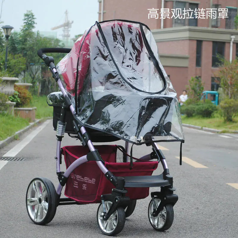 VioShield™ – Universal-Regenschutz für Kinderwagen (Wind- & Wetterschutz)