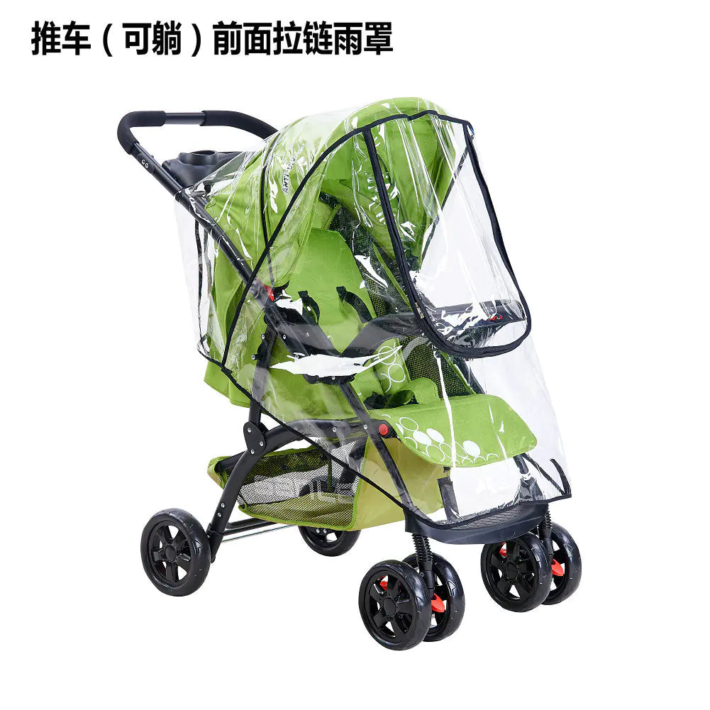 VioShield™ – Universal-Regenschutz für Kinderwagen (Wind- & Wetterschutz)