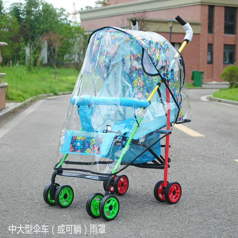 VioShield™ – Universal-Regenschutz für Kinderwagen (Wind- & Wetterschutz)